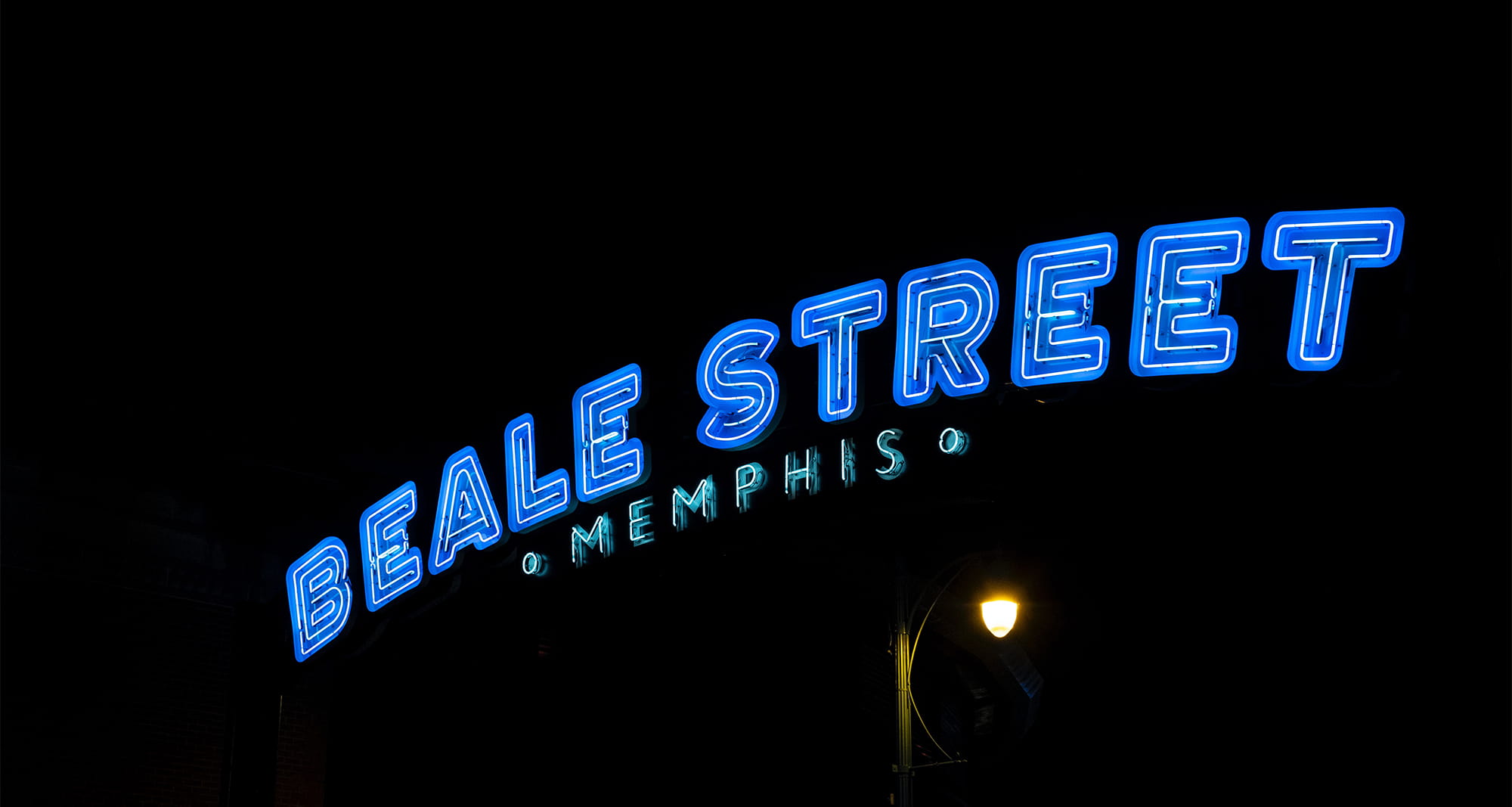 Beale Street, Memphis. Home of the Blues
